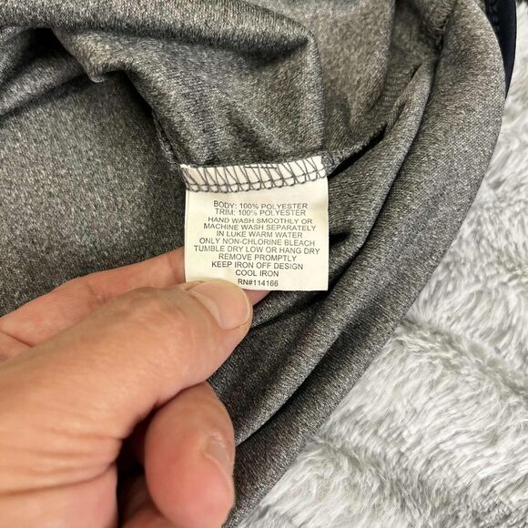 Colosseum Quarter Zip Mens L Gray Auburn Tigers Pullover Long Sleeve Athletic - Picture 4 of 8